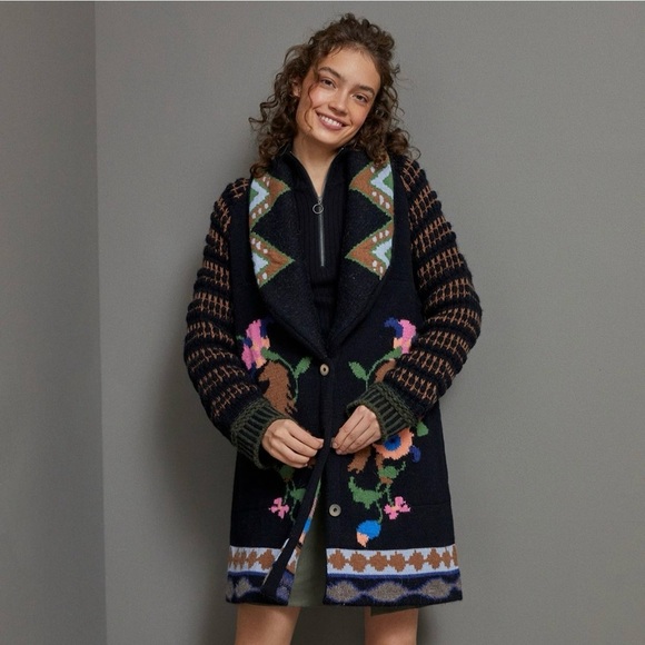 Anthropologie x Aldo MartinsCaballos Sweater CardiganBlackXS-M